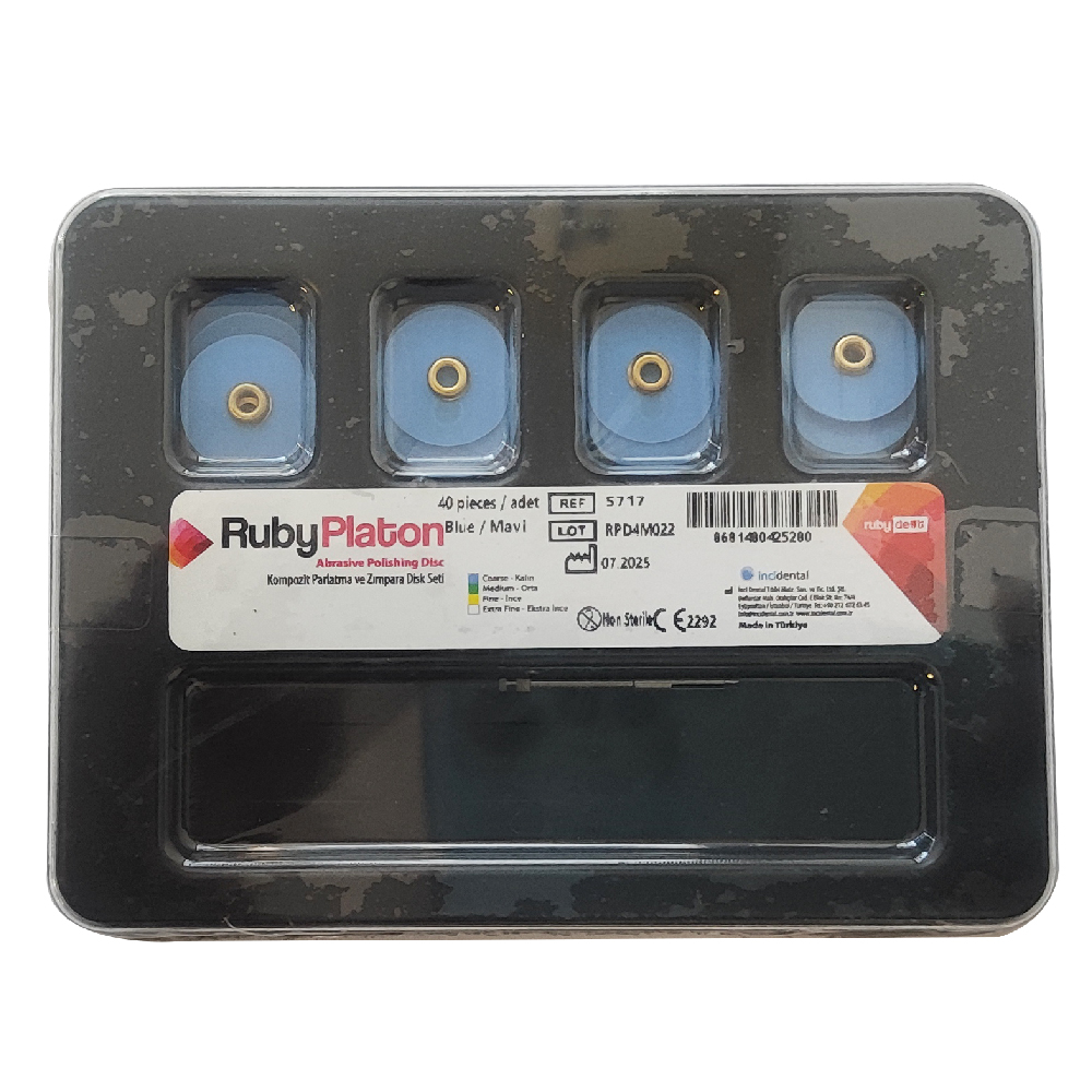 Ruby Polishing Disc 14mm_Coarse_Blue_ 40pc-01